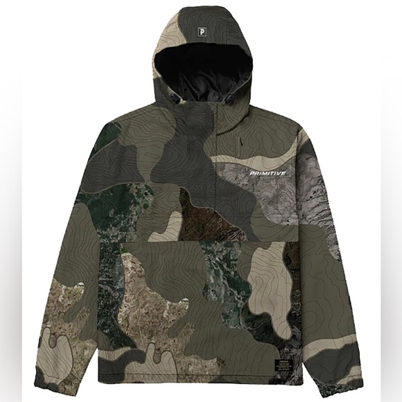 Primitive x Call of Duty MAPPING ANORAK JACKET WINDBREAKER - Picture 1 of 4